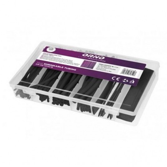 Zestaw koszulek termokurczliwych Czarny 100szt -zdjęcie numer 1