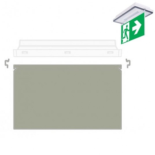 Zestaw płyta z uchwytami DS-PMMA 250x125 VELLA -zdjęcie numer 1