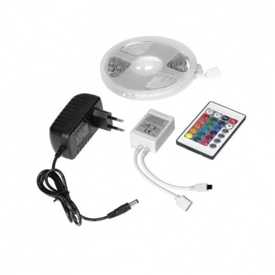 Zestaw taśma LED RGB 12V 7,2W/m 3m -zdjęcie numer 1