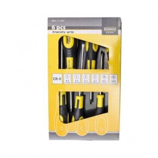 Zestaw wkrętaków friendly grip 6-cz -zdjęcie numer 1