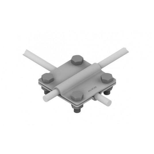 Złącze krzyżowe 2 płytki 4xM8 AN-03E/OH -zdjęcie numer 1