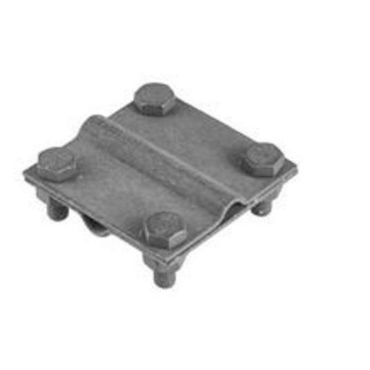 Złącze krzyżowe do uziomu 3 płytki duże 4xM8 -zdjęcie numer 1