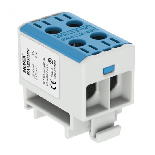 Złącze szynowe TH35 OTL35-2 2,5-35mm 1000V nieb. -zdjęcie numer 1