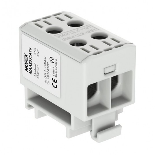 Złącze szynowe TH35 OTL35-2 2,5-35mm2 1000V szara -zdjęcie numer 1