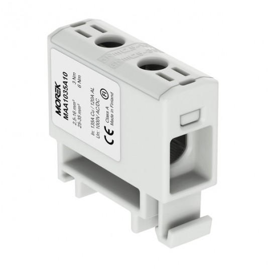 Złącze szynowe TH35 OTL35 2,5-35mm2 1000V szare -zdjęcie numer 1