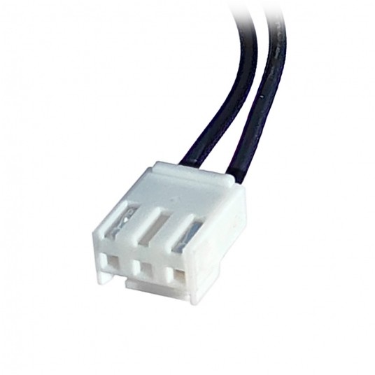 Złącze - wtyk żeński 3P z przewodami 25cm 0.75mm2 -zdjęcie numer 2