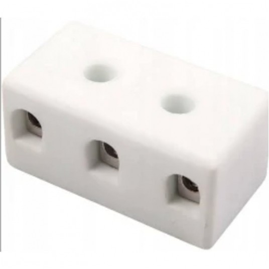 Złączka gwintowa porcelanowa 4mm2 3-tory -zdjęcie numer 1