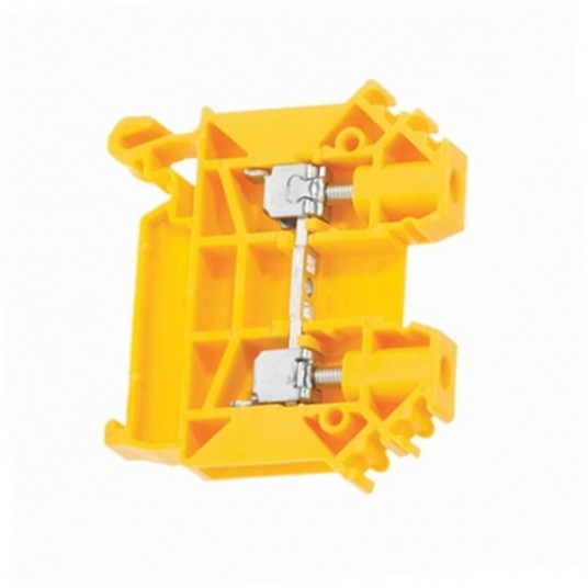 Złączka kablowa ZUG-4 A11-A231 4mm2 żółty TH35 -zdjęcie numer 1