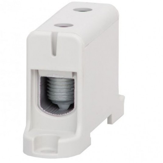 Złączka LZ 16mm2-95mm2 szara na szynę TH35 -zdjęcie numer 1