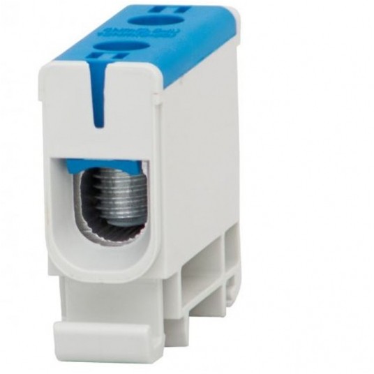 Złączka LZ 2,5mm2-50mm2 niebieska na szynę TH35 -zdjęcie numer 1