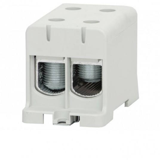 Złączka LZ 2x150/2x150mm2 szara na szynę TH35 -zdjęcie numer 1