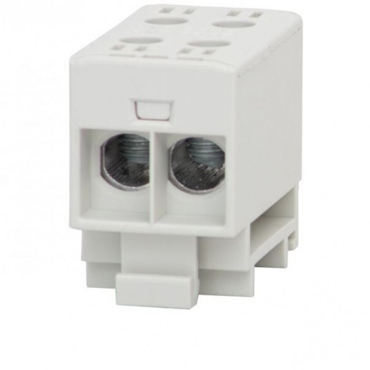 Złączka LZ 2x35/2x35mm2 szara na szynę TH35 -zdjęcie numer 1