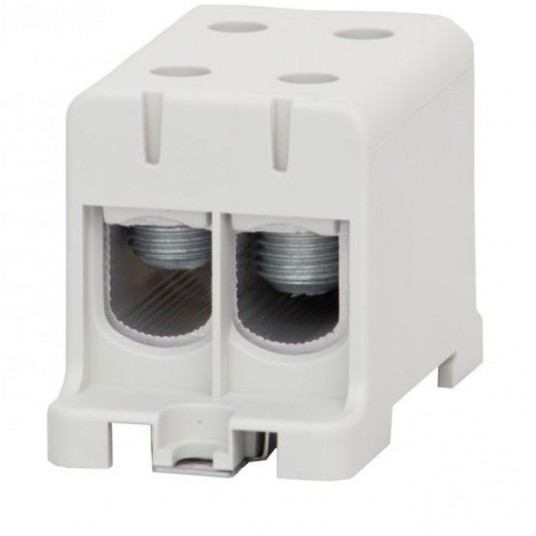 Złączka LZ 2x95/2x95mm2 szara na szynę TH35 -zdjęcie numer 1