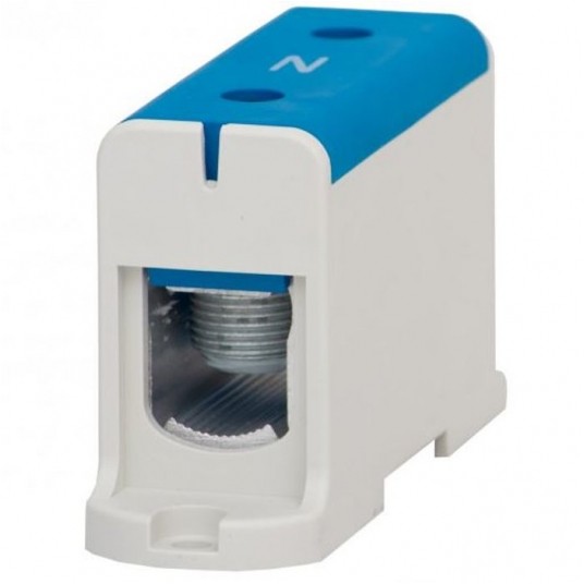 Złączka LZ 35mm2-240mm2 niebieska na szynę TH35 -zdjęcie numer 1