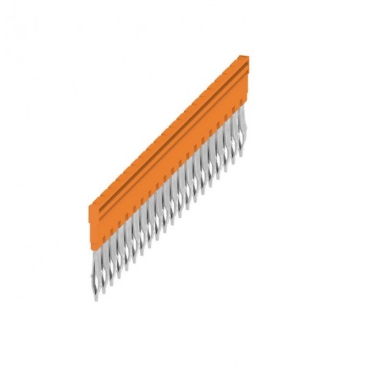 Złączka mostek wtykowy pomarańczowy ZQV 4N/20 -zdjęcie numer 1