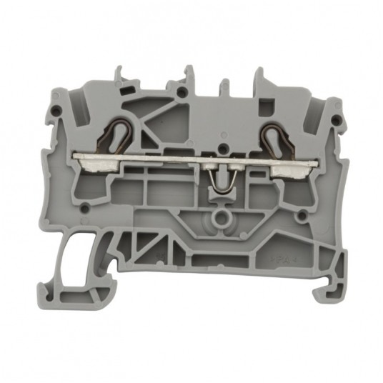 Złączka szynowa 2-przewod. 2,5mm szara 2002-1201 -zdjęcie numer 1