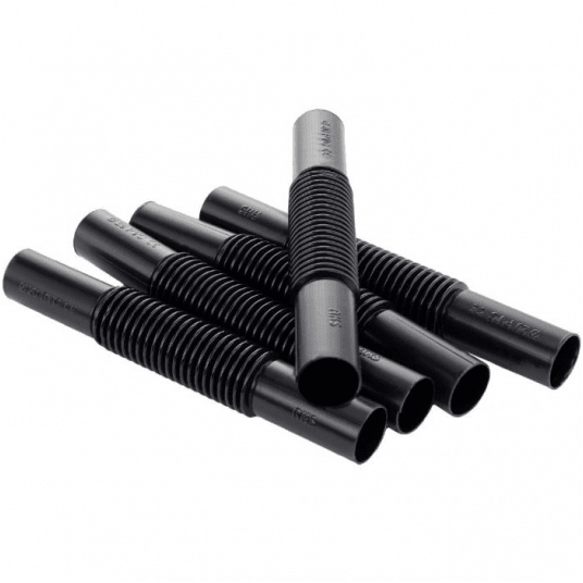 Złączka ZCLF-37 czarna UV karbowana -zdjęcie numer 1