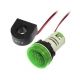 Kontrolka LED Volt+Amp.zielona 22mm 0.6-100A 500V -zdjęcie numer 1