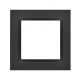 Simon10 Ramka pojedyncza czarny matowy -zdjęcie numer 1