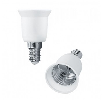 Adapter żarówki E27 do gniazda E14 przejście