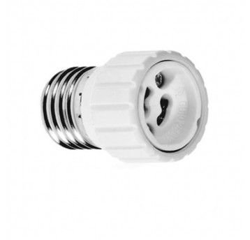 Adapter żarówki E27 do gniazda GU10 przejście