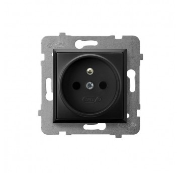 ARIA Gniazdo pojedyncze z/u czarny metalik