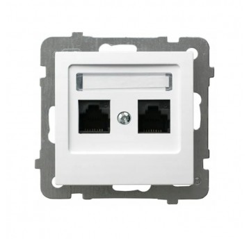 AS Gniazdo komputerowe podw.RJ45 kat 5 OSPEL
