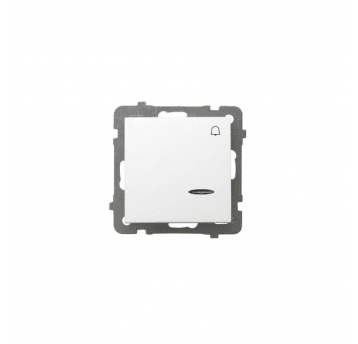 AS Przycisk /dzwonek/ z podświetleniem biały ŁP-6G