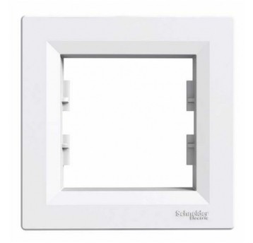 ASFORA Ramka 1-krotna pozioma BIAŁA