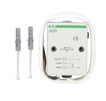 Automat zmierzchowy 10A 230V 2-1000lx IP65 AZH