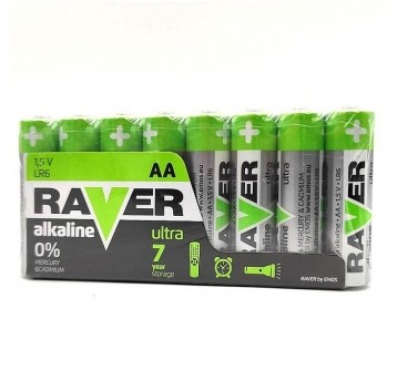 Bateria alkaliczna LR03 AAA RAVER (8 szt.)