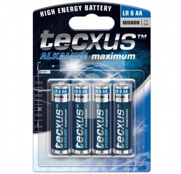 Bateria alkaliczna LR06 AA TECXUS (4 szt.)