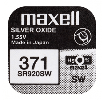 Bateria srebrowa 370/371 SR920SW MAXELL