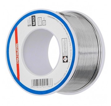 Cyna 100g 1mm SN60PB40 spoiwo z topnikiem