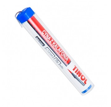 Cyna fiolka 15g spoiwo z topnikiem 1mm Sn60Pb40