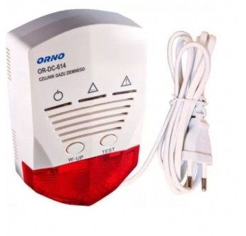 Czujnik gazu ziemnego, sieciowy z wyjściem przekaź