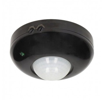 Czujnik ruchu 360st 1200W IP20 sufitowyczarny ORNO