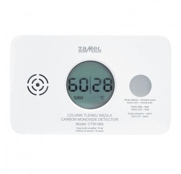 Czujnik tlenku czadu węgla TYP CTW-08A wyśw. LCD