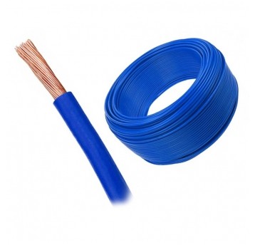 DH Przewód 2,5mm na wysokie temp. niebieski 1mb