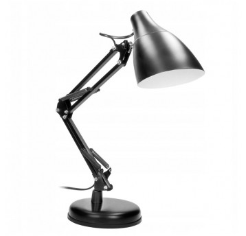 DIAN lampka biurkowa 60W stalowa, czarna