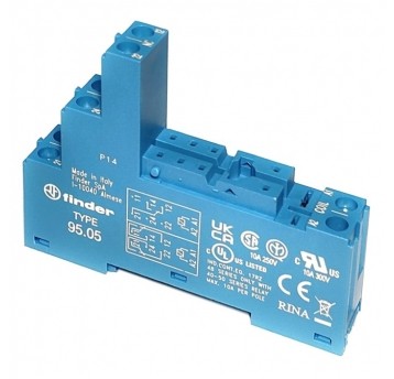 Gniazdo do przekaźnika 40.61 i 40.52 Finder szyna