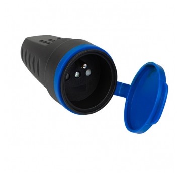 Gniazdo pojedyncze WT-54 16A 220-240V z klapką