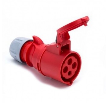 Gniazdo siłowe przenośne 16A 4P 400V IP44