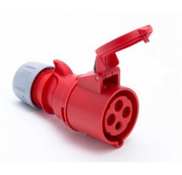 Gniazdo siłowe przenośne 32A 4P 400V IP44