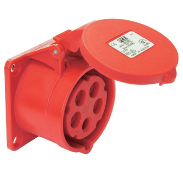 Gniazdo tablicowe proste 16A 5P 6h IP44