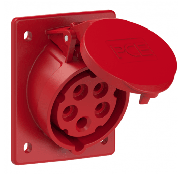 Gniazdo tablicowe skośne 16A 5P IP44