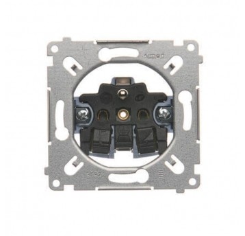 Gniazdo wtyczkowe pojedyncze z uziem. (mechanizm)