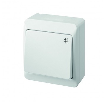 HERMES Łącznik Krzyżowy10A IP44 biały ŁNT-7