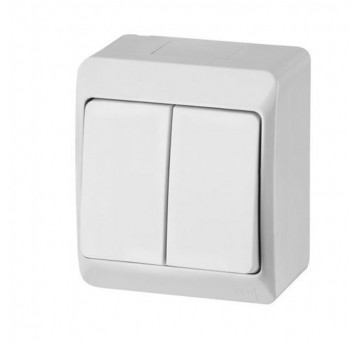 HERMES Łącznik świecznikowy10A IP44 biały ŁNT-5