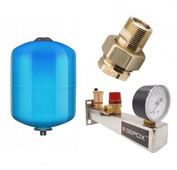 HYD Naczynie przeponowe 18L CWU z grupą bezp.